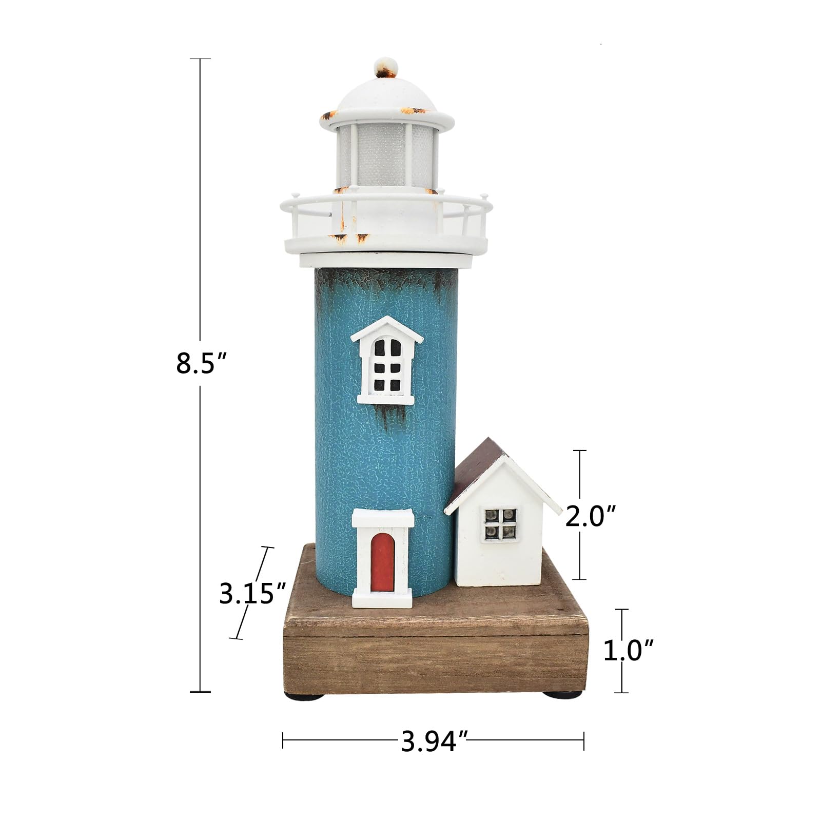 Amazon.co.jp: Lighthouse Decor 航海装飾 木製ライトハウス 置物